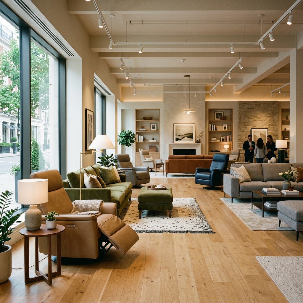 Recline & Relax showroom interior